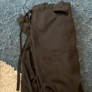 Size small black Greys anatomy scrubs